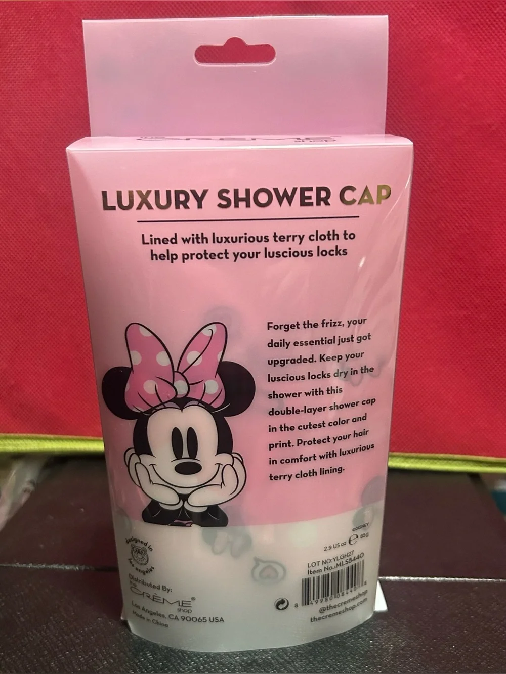 The Crème Shop x Disney Minnie Mouse Luxury Shower Cap